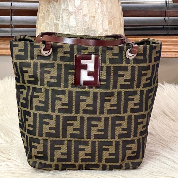 SOLD❌Authentic FENDI Zucca Mini Tote Bag - Picture 3 of 13